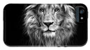Lion On Black - Phone Case