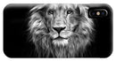 Lion On Black - Phone Case