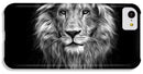 Lion On Black - Phone Case