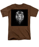 Lion On Black - Men's T-Shirt  (Regular Fit)