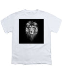 Lion On Black - Youth T-Shirt