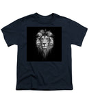 Lion On Black - Youth T-Shirt