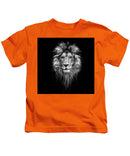 Lion On Black - Kids T-Shirt