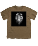 Lion On Black - Youth T-Shirt