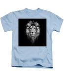 Lion On Black - Kids T-Shirt