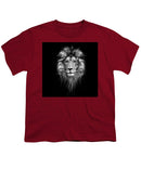 Lion On Black - Youth T-Shirt