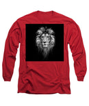 Lion On Black - Long Sleeve T-Shirt