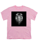 Lion On Black - Youth T-Shirt