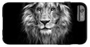 Lion On Black - Phone Case