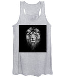 Lion On Black - Women's Tank Top