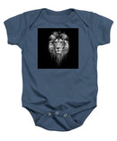 Lion On Black - Baby Onesie