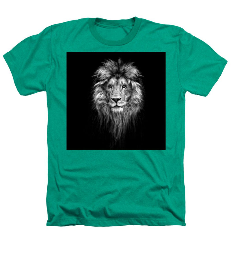 Lion On Black - Heathers T-Shirt