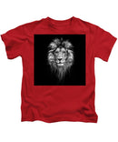 Lion On Black - Kids T-Shirt