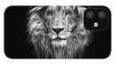 Lion On Black - Phone Case