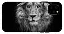 Lion On Black - Phone Case