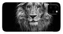 Lion On Black - Phone Case