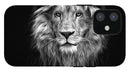 Lion On Black - Phone Case