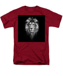 Lion On Black - Men's T-Shirt  (Regular Fit)