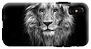 Lion On Black - Phone Case