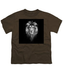 Lion On Black - Youth T-Shirt