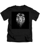 Lion On Black - Kids T-Shirt