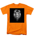Lion On Black - Men's T-Shirt  (Regular Fit)