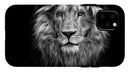 Lion On Black - Phone Case