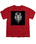 Lion On Black - Youth T-Shirt