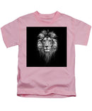 Lion On Black - Kids T-Shirt