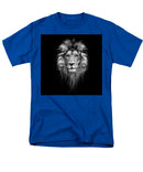 Lion On Black - Men's T-Shirt  (Regular Fit)