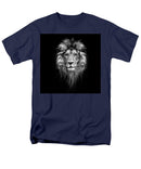 Lion On Black - Men's T-Shirt  (Regular Fit)