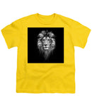 Lion On Black - Youth T-Shirt