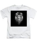 Lion On Black - Kids T-Shirt