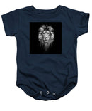 Lion On Black - Baby Onesie