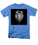 Lion On Black - Men's T-Shirt  (Regular Fit)