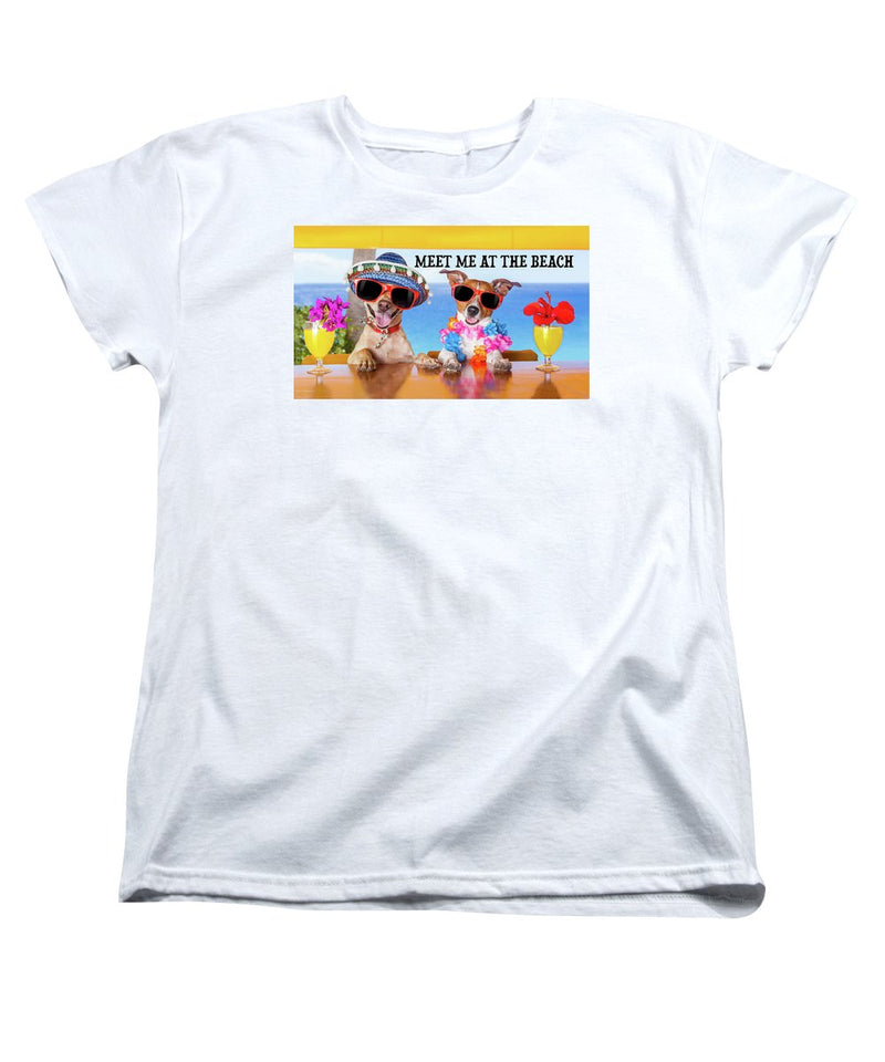 Meet Me At The Beach - Women's T-Shirt (Standard Fit)