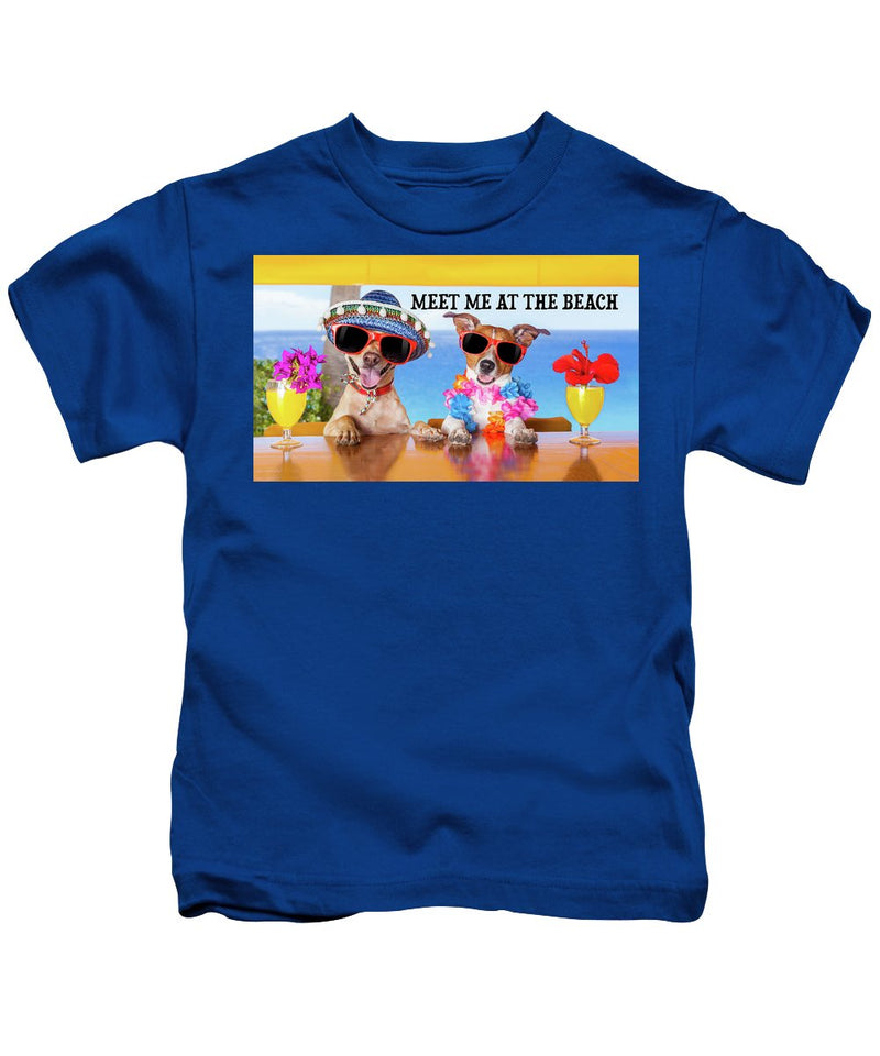 Meet Me At The Beach - Kids T-Shirt