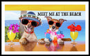 Meet Me At The Beach - Framed Print