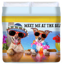 Meet Me At The Beach - Duvet Cover