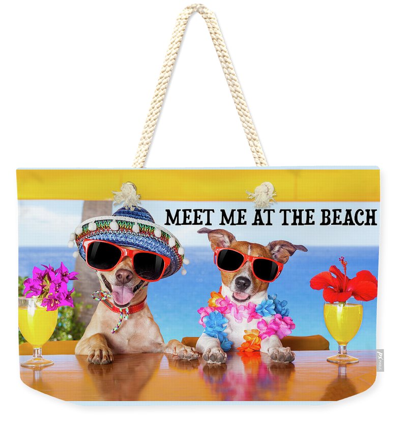 Meet Me At The Beach - Weekender Tote Bag