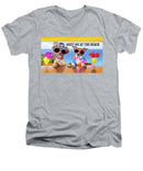 Meet Me At The Beach - Men's V-Neck T-Shirt