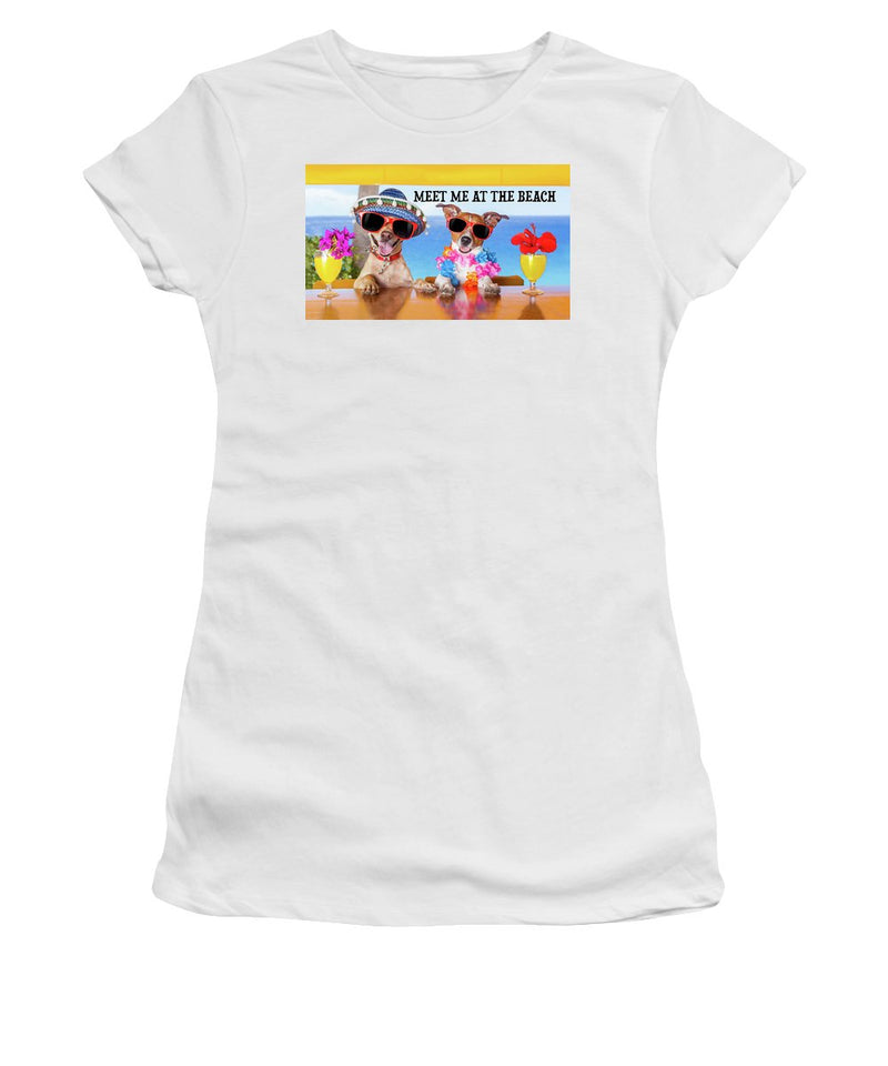 Meet Me At The Beach - Women's T-Shirt