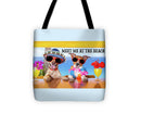 Meet Me At The Beach - Tote Bag