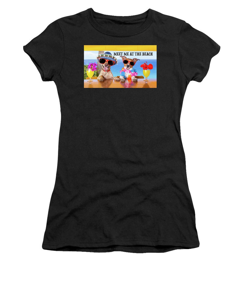 Meet Me At The Beach - Women's T-Shirt