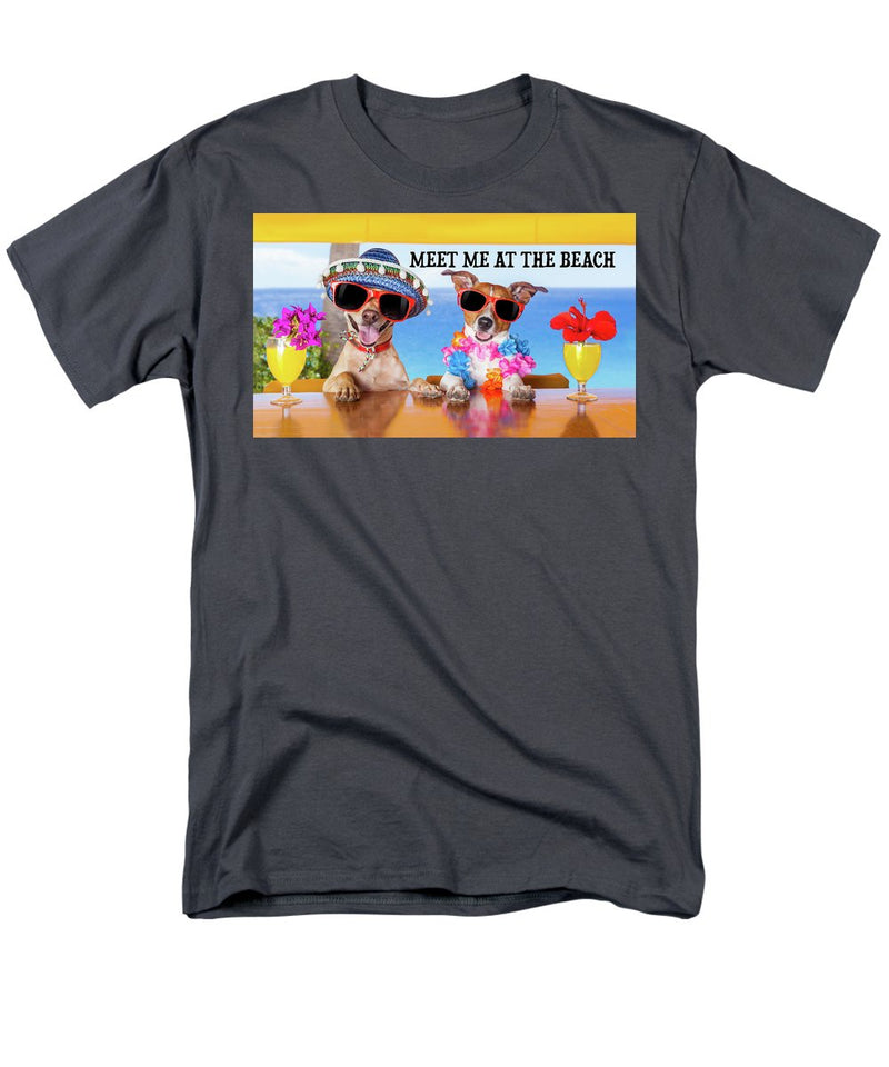 Meet Me At The Beach - Men's T-Shirt  (Regular Fit)