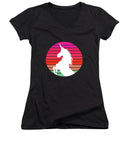 Rainbow Unicorn - Women's V-Neck