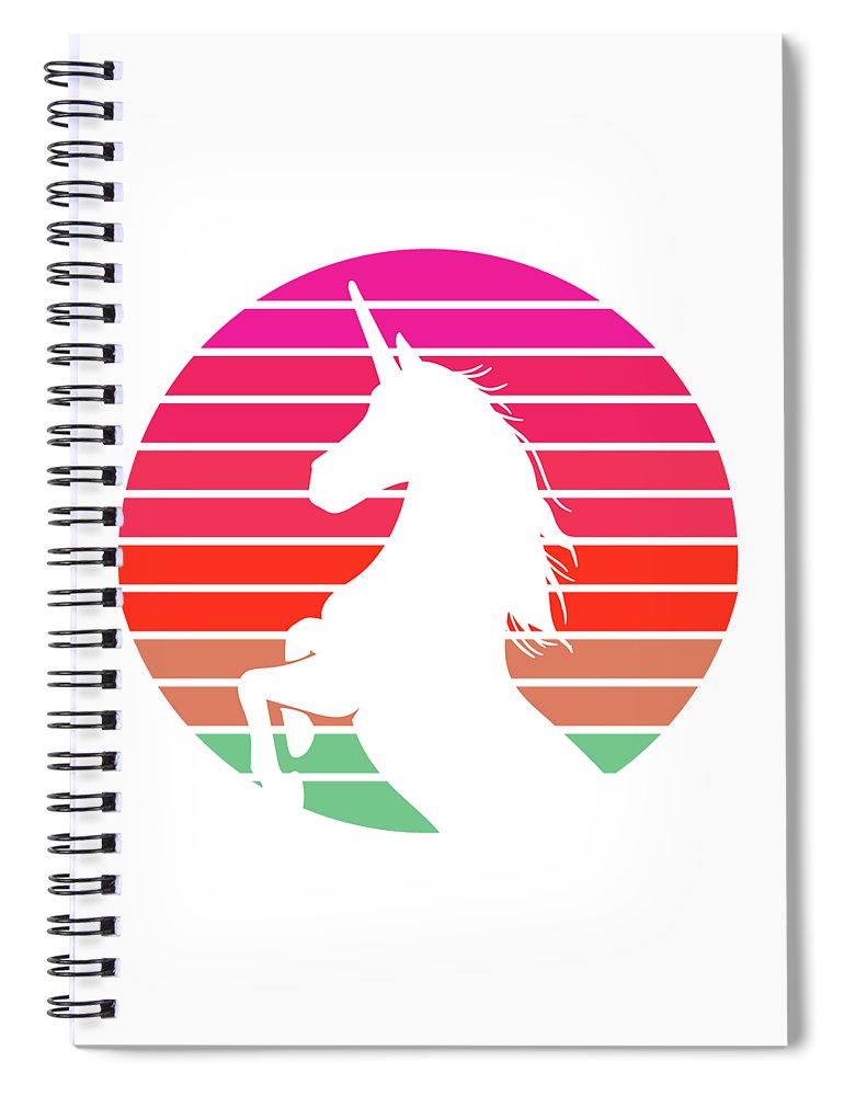 Rainbow Unicorn - Spiral Notebook