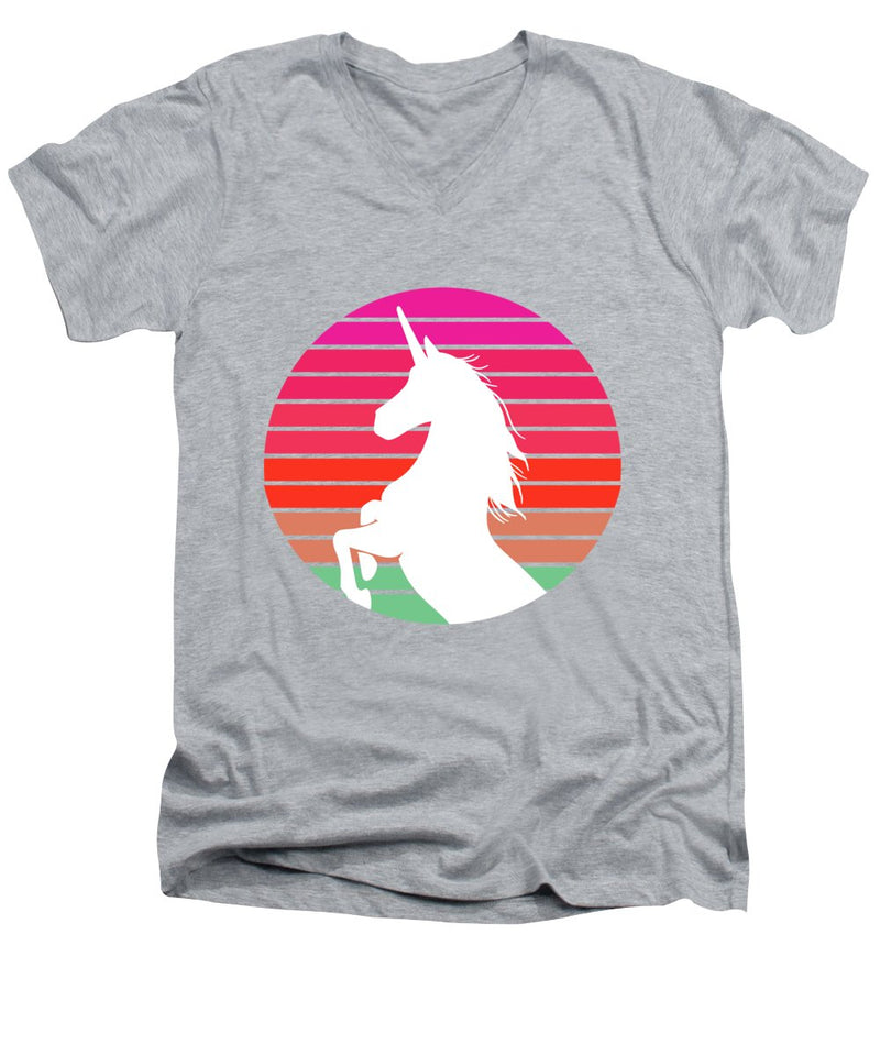 Rainbow Unicorn - Men's V-Neck T-Shirt