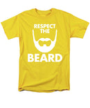 Respect The Beard - Men's T-Shirt  (Regular Fit)