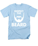 Respect The Beard - Men's T-Shirt  (Regular Fit)